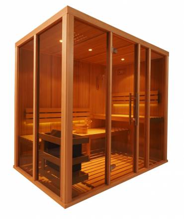 Sauna Vision 3 à 4 pers. 2m29 x 1m37