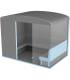 Hammam modulaire PRO 9 pers. 3m00x2m10x(h)2m30